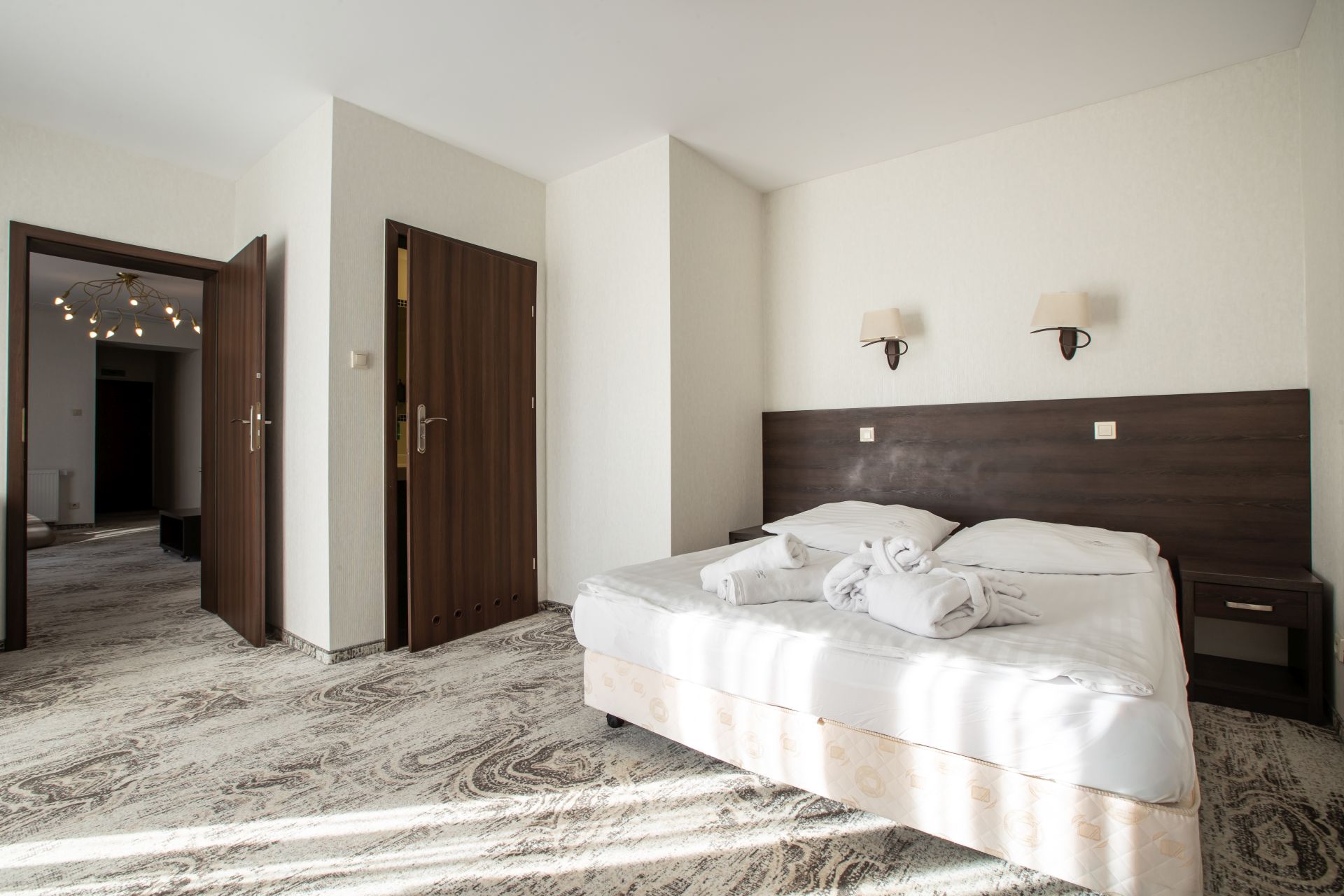 apartament sypialnia hotel jantar